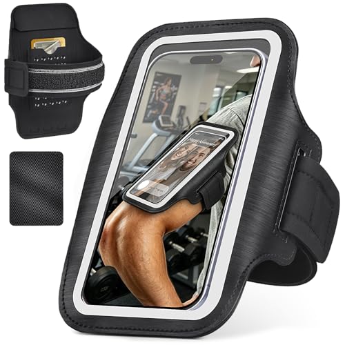 Running Armband Phone Holder with Card Slot for Gym Workout - size: 1 Pack