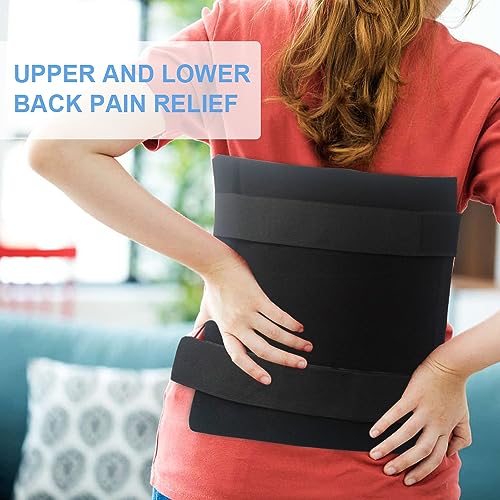 Gel Soft Flexible Ice Packs for Injuries - Reusable Freezer Cold Pack, Hot Cold Compress Therapy Cooling Gel Pad Wrap for Shoulder, Hip, Knee, Back, Leg, Injury, Swelling, Bruises, Surgery - 11" x 14" - style: 1 ice pack