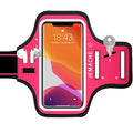 Running Armband for iPhone 17 16 15 14 13 12 Pro (Rosy) - color: Rosy