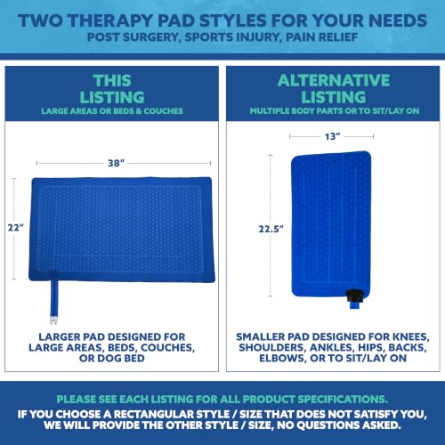 Polar Active Ice® 3.0 Cold Therapy Ice Machine System with Programmable Timer, 38"x22" Blanket Pad, 9 Quart Cooler, Quiet Pump, Strong Cryotherapy Pain Relief Treatment - style: Blanket