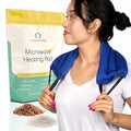 MHP Microwavable Heating Pad for Back-Most Heat Pack for Pain Relief - style: Blue