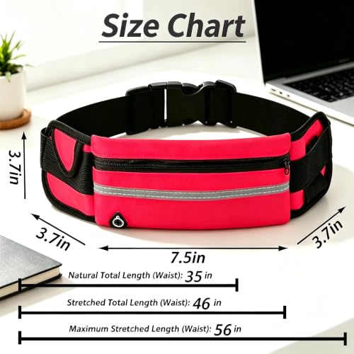 Small Running Fanny Pack, hands-free Cell Phone Bag, Men and Women - color: blue