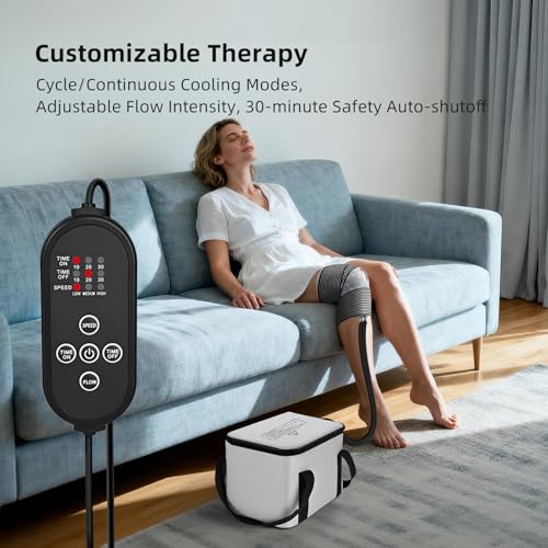 Ice Machine for Knee After Surgery, Cold Therapy for Knee Replacement