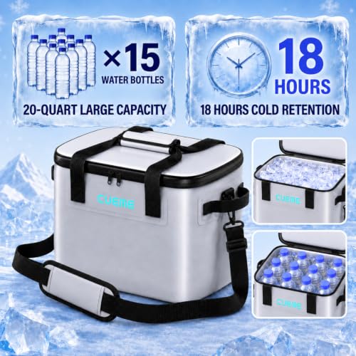 CUEME Ice Machine for Knee After Surgery, 20QT Capacity, Up to 18H Cooling