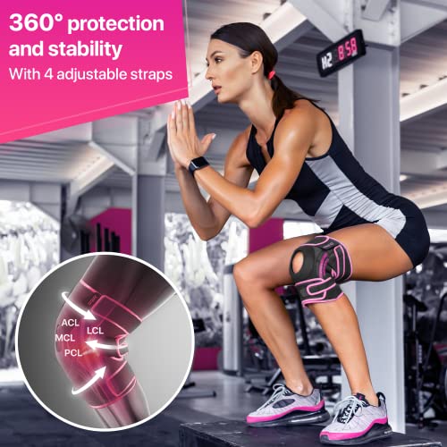 DR. BRACE ELITE Knee Brace with Side Stabilizers & Patella Gel Pads - color: Orion's, size: Small