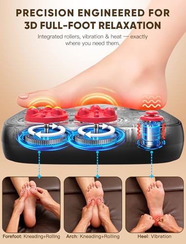 Foot Massager with Vibration for Plantar Fasciitis, Neuropathy
