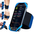 Cikyner 3 in 1 Running Armband, 360° Rotatable & Detachable Sports Armband - color: G4Blue