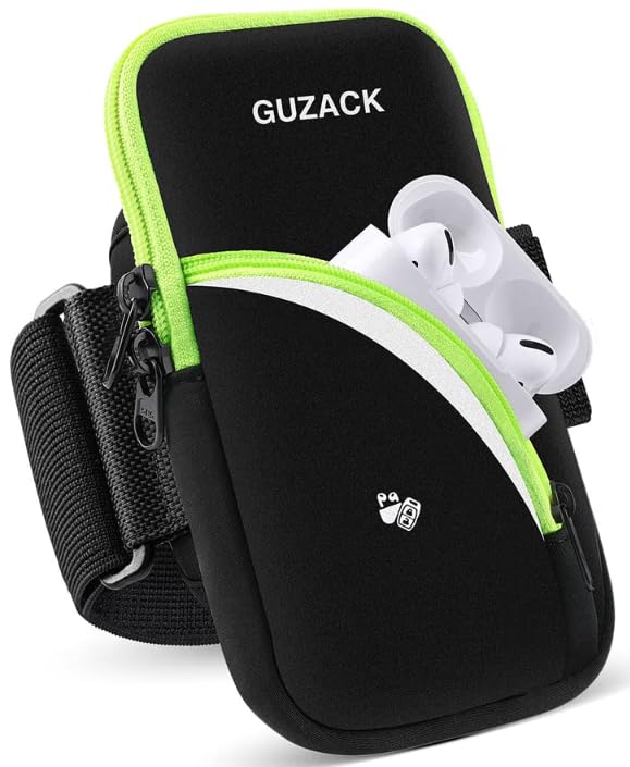 Armband Cell Phone Holder for Running Workout Exercise Sports Phone Arm Bands Pouch Bag, Running Armband for iPhone16 15 14 13 12 11 Pro Max XS XR X Plus Samsung Galaxy Up to 6.9"