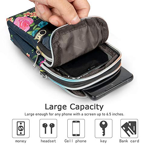 Sports Armband Outdoor Sweat-Proof Running Armbag Cross-Body Shoulder Casual Wallet Purse Gym Fitness Cell Phone Bag Key Holder for iPhone 13 Pro/ 12 Pro/Xs Max/Xr,Galaxy S10 Plus, P30 Pro (#26) - color: #26
