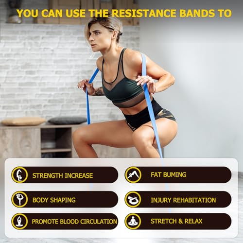 Pull Up Bands, Resistance Bands, Pull Up Assistance Band Exercise Bands for Men & Women Working Out, Body Stretching, Physical Therapy, Muscle Training - color: Wine Red