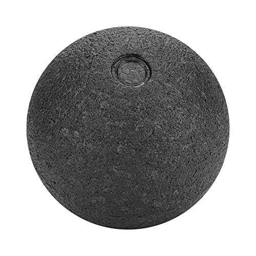 Yoga Massage Ball, Relax Muscles Soft Foam Roller Ball with High Density Foam Structure for Massaging Muscles for Adults for Exercises(Black, 8CM Single Ball)