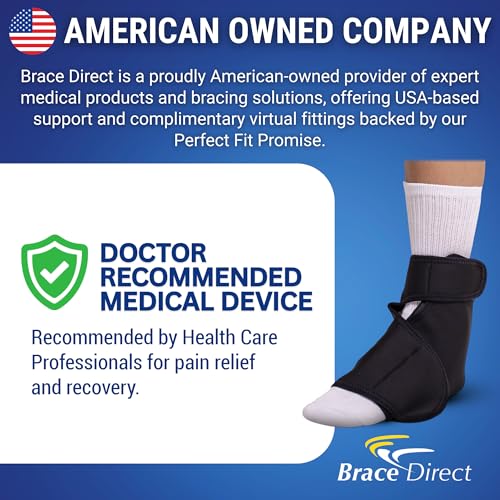 Brace Direct Reusable Gel Ice Pack Wrap for Achilles Tendonitis Relief - size: S-M