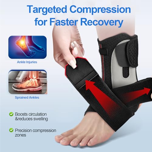 Ankle Brace for Women & Men – Adjustable Ankle Support