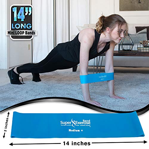 Mini Loop Bands 14x3 in, Latex Free, 3/5/10 Pack Sets - color: a. COMPLETE SET Loop Bands 10 PACK
