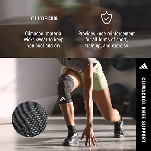 adidas Aeroready Ergonomic Compression Sleeve for Ankle, Elbow or Knee - size: Small, style: Knee Support