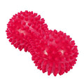Spiky Massage Ball Peanut Massager Ball Fitness Exercise Mobility Peanut Ball Pain Muscle Steess Foot Myofascial Relief for Plantar Fasciitis Heel Foot Arch Pain () - color: Pink