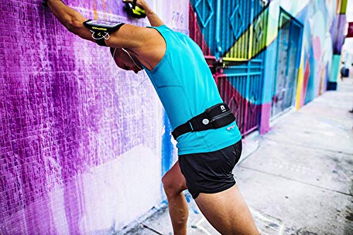 Nathan 5K Runner's Waist Pack, Nathan Running Belt Essentials for Women and Men | Smartphone Storage | Adjustable | Reflective - color: Very Berry
