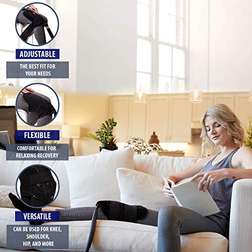 Cold Water Therapy Versatile-Fit Pad for PMT Cryotherapy Unit - Post Surgery and Injury Recovery - Pad Only for Circulating Ice Machine for Knee, Shoulder Pain Relief - with Custom couplings - style: Universal pad
