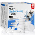 96Pack Water Bottle Cleaning Tablets, Bottle Bright Clean Stainless Steel, Thermos, Tumbler, Insulated and Reusable Water Bottles,Removes Stubborn Stains and Odors - size: 1 Count (Pack of 96)