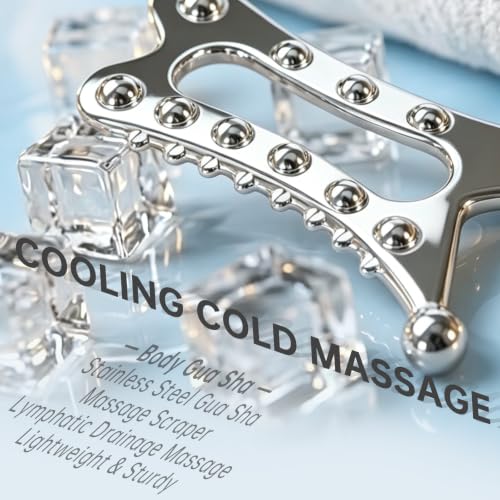 Stainless Steel Fascia Blaster Body Gua Sha Muscle Scraper Massage Tool