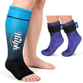 Hilph Full Calf & Foot Ice Pack Wrap for Running Recovery, Full Foot Ice Pack Gel Sock for Hot & Cold Therapy