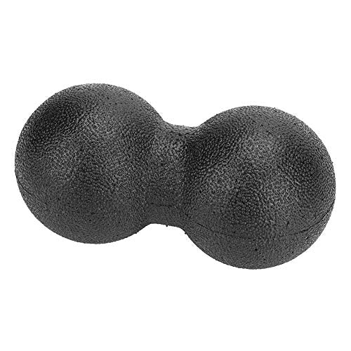 Peanut Massage Ball, 16x8cm Foam Two Ball Massage Roller - color: Black, size: 16x 8cm double balls