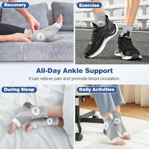 3 Pairs Neuropathy Socks for Women and Men, Toeless Compression Socks - color: Mixed(3pcs), size: Medium