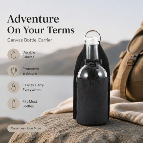 Beer Belt,Beer Holster, Beer Holder Drink Bottle Holder, Beer Gifts for Men - color: Black #2