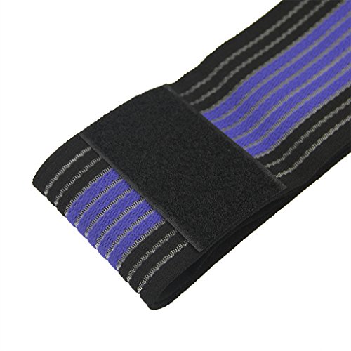 BXT Elastic Breathable Wrap Ankle Support Brace Compression Knee Elbow Wrist Ankle Hand Support Wrap Sports Bandage Strap with Hook & Loop Fastener Straps(A PIECE)