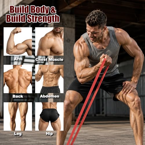 5-Level Resistance Bands for Working Out, Pull Up Assistance Bands