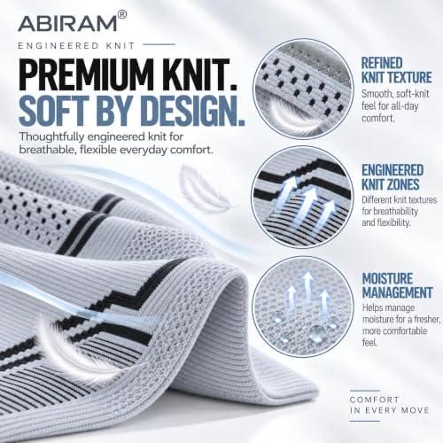ABIRAM Ankle Brace Compression Sleeve with Adjustable Support Strap - color: Gray, size: Large