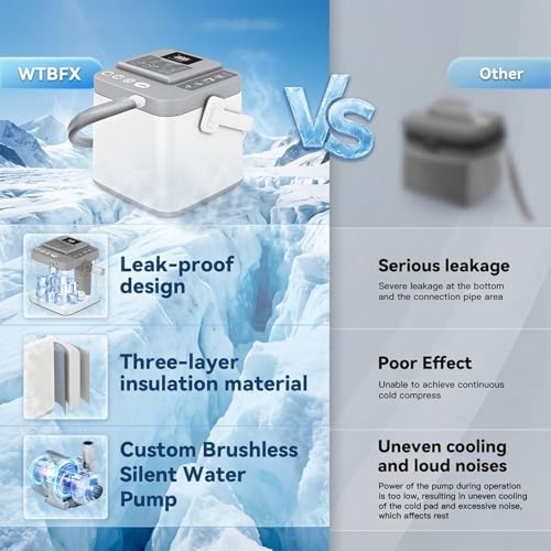 Cold Therapy Machine, Silent Brushless Pump Knee Ice Machine