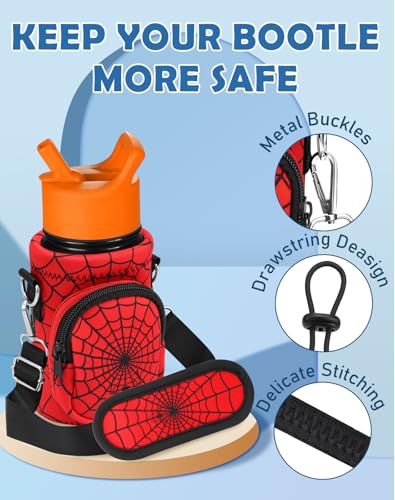 Miss Adola Kids Water Bottle Carrier, 10-18 Oz - color: Red Eyes