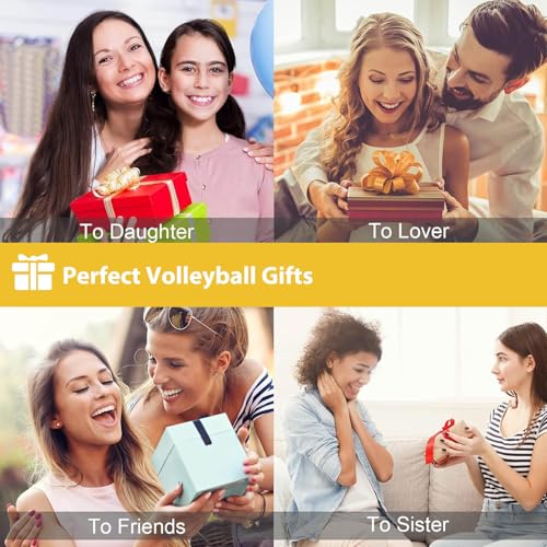 Volleyball Gifts Makeup Bag Fun Travel Cosmetic Bag Volleyball Player Travel Organizer Zipper Pouch for Volleyball Lover Sports Gifts for Girls Women Coach Team Mom - style: Volleyball