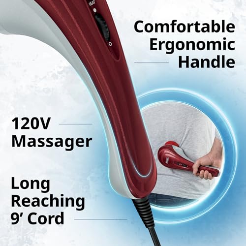 Wahl Hot Cold Therapeutic Light Vibratory Corded Massager for Pain Relief