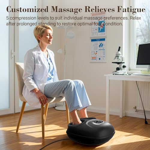 CuPiLo Foot Massager 2026 Upgraded FSA Eligible, Birthday Gifts for Women - color: Black