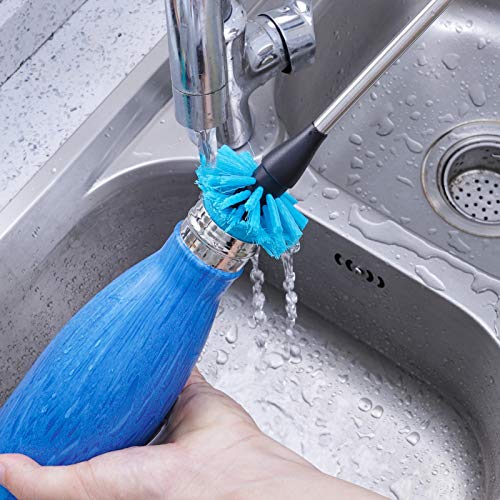 MOSOLAN Stainless Steel Water Bottle Cleaning Scrubbing Brush, 13 in - size: 13 Inch (Pack of 2)