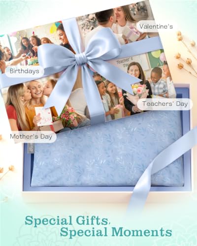 Hihealer Microwave Heating Pad for Neck & Shoulders, Microwavable Heat Pack - color: Blue