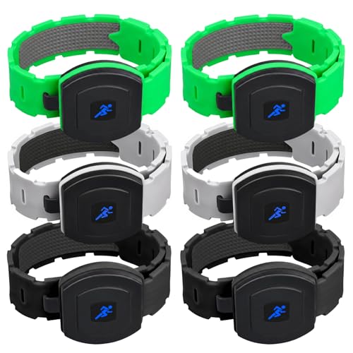 6 Pack LED Armband Lights USB-C Rechargeable, Reflective Safety Glow Wristbands for Night Running Walking, Light Up Bands for Runners Joggers Dogs, Adjustable, 3 Colors