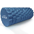 The Original Body Roller - High Density Foam Roller Massager for Deep Tissue Massage of the Back and Leg Muscles - Self Myofascial Release of Painful Trigger Point Muscle Adhesions (Blue) - color: Blue