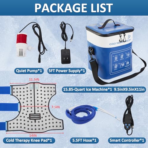 Cold Therapy Machine for Knee After Surgery with Knee-Specific Pad