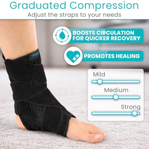 Vive Ankle Brace – Plantar Fasciitis Brace & Ankle Compression Sleeve