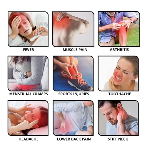Medvice Reusable Hot and Cold Ice Packs for Injuries - Large (No Straps)