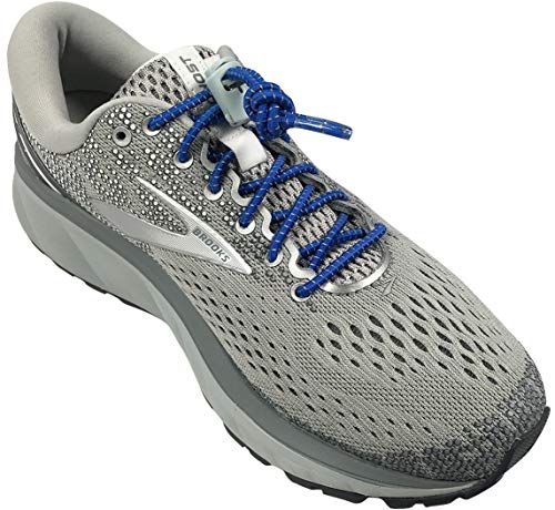 IBUNGEE LACES (Elastic No Tie Shoelaces (Made in the USA) - color: Royal Blue Reflective, size: 22-inch