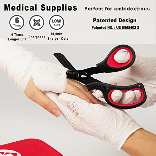 MEUUT Medical Scissors 2-Pack Trauma Shears for Nurses EMT All Purpose