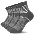 IRAMY Ankle Compression Socks Women Men Plantar Fasciitis Relief 3/5 Pairs - color: Dark Grey(3 Pairs), size: Medium