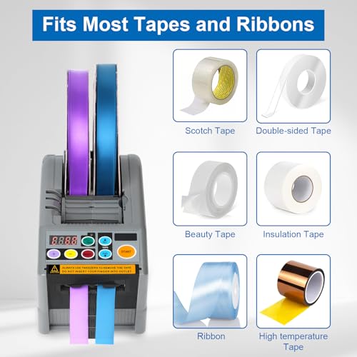 Ribbon Cutting Machine - 999mm Max Cut Length, Ideal for Shipping, Schools, Restaurants, Offices & Home Use, Durable & Precision Cutting Tool