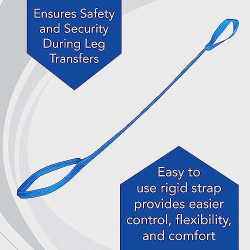 Sammons Preston Rigid Leg Lifter, Leg Strap with Grips for Feet and Loops for Hands, Easy to Use Leg Lifter for Adults, Elderly, and Disabled, Riser Device for Beds, Wheelchairs, and Cars, 2 Pack - size: Rigid - 34.5", style: 2 Pack