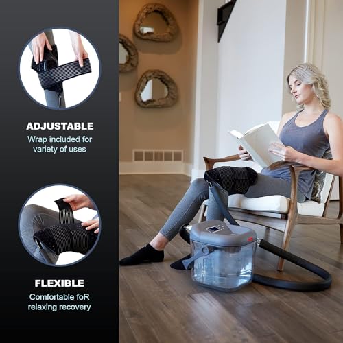 Cold Therapy Machine - Ice Circulation System with Large Adjustable Universal Pad for Knee, Shoulder, Ankle, Neck Pain and Recovery After Surgery - OEM Refurbished