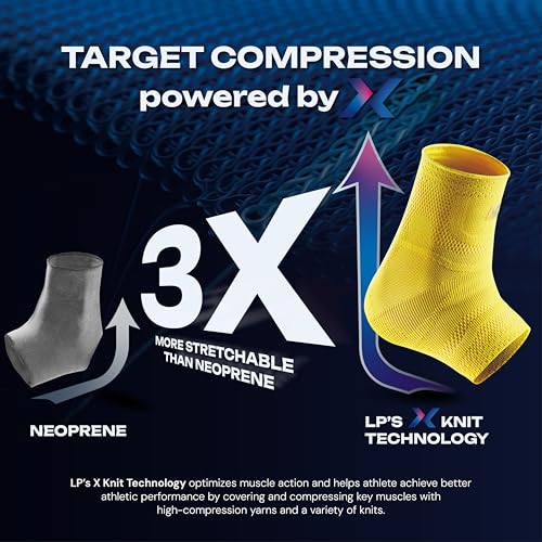LP 116XT Target Compression Ankle Brace Sleeve for Men & Women - color: Pink, size: Medium